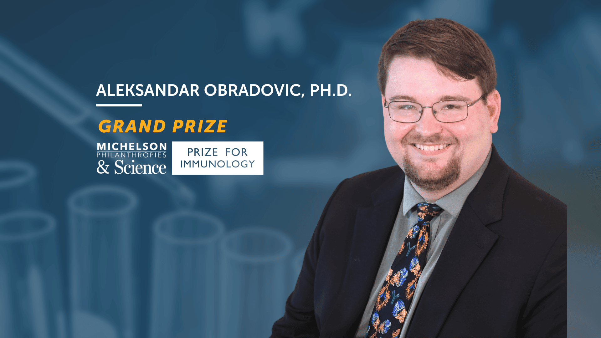 Breaking New Ground: Dr. Aleksandar Obradovic’s Research on Precision Immunotherapy Wins 2023 Michelson Prize